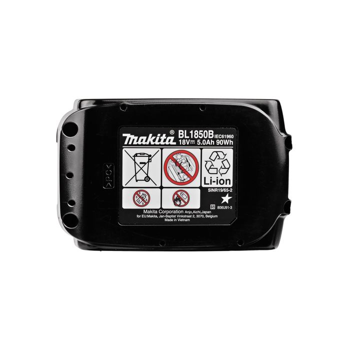 Makita 18V LXT 5.0Ah Lithium-Ion Battery – Triple Pack, Rapid Charging