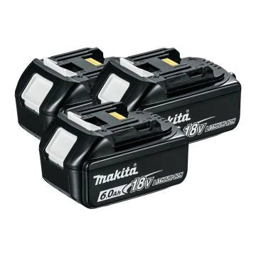 Makita 18V LXT 5.0Ah Lithium-Ion Battery – Triple Pack, Rapid Charging